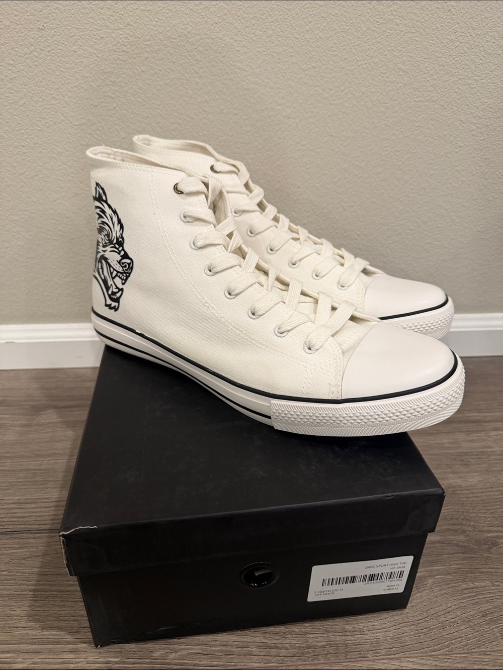 Darc Sport High Top W1 Dios Wolves Forever Off White Men’s Size 13